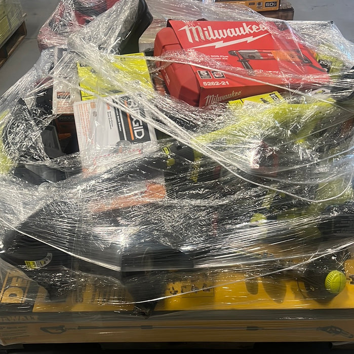 Tool Pallet As-Is Untested Customer returns, Overstock