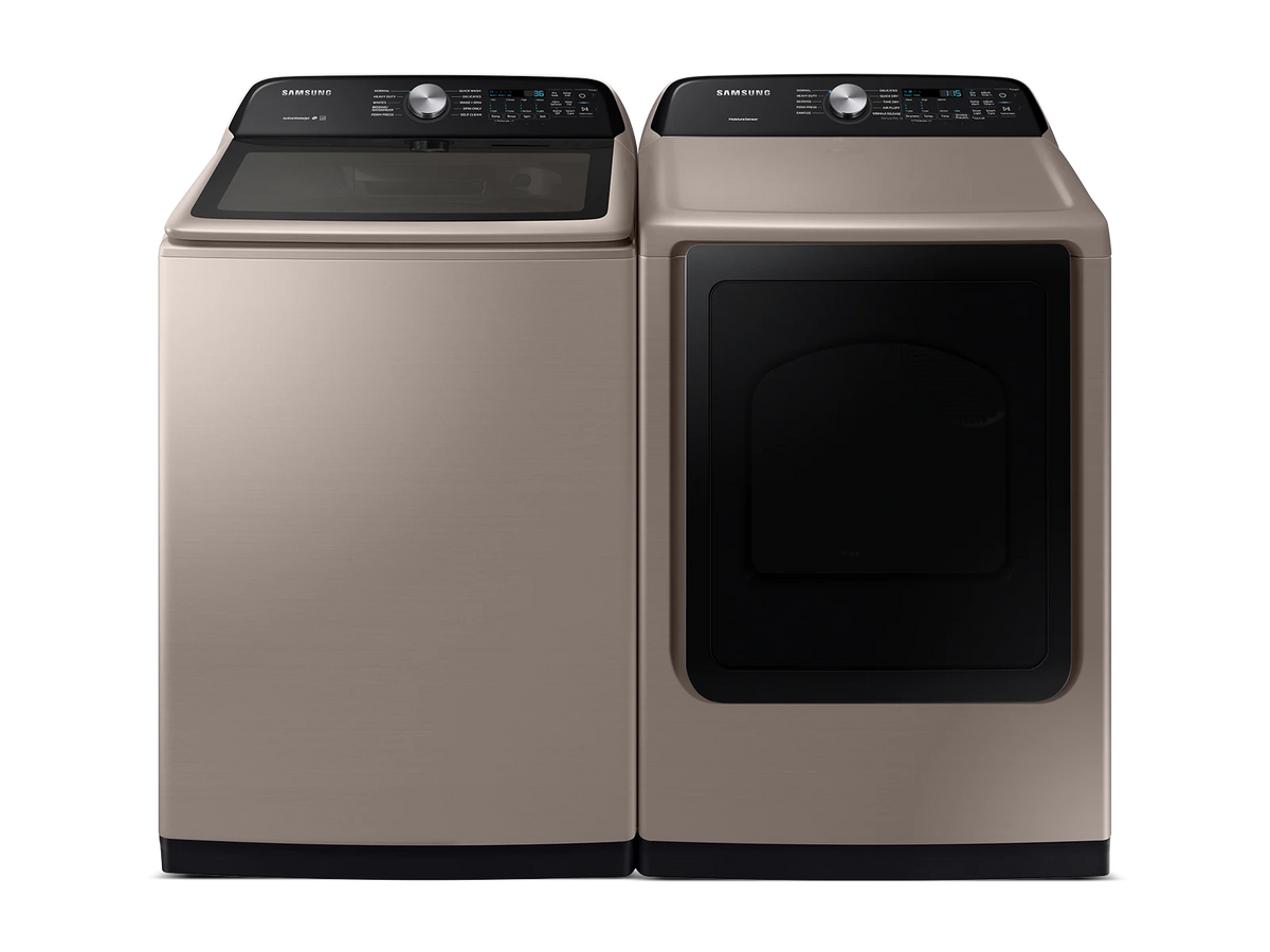 Samsung Top Load Washer & Dryer Set with Active WaterJet and Sensor Dr