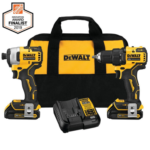 DeWalt ATOMIC 20 Volt MAX Cordless Drill and Impact Driver Combo Kit