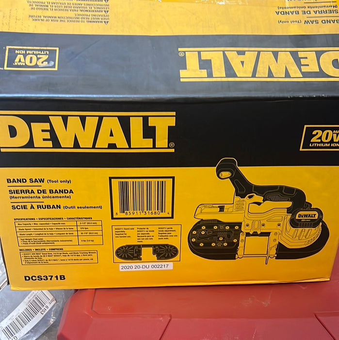 Dewalt 20V MAX Cordless Band Saw (Tool Only)