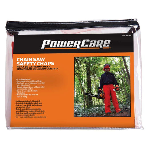 Powercare Pro Saw Safety Chaps, Orange